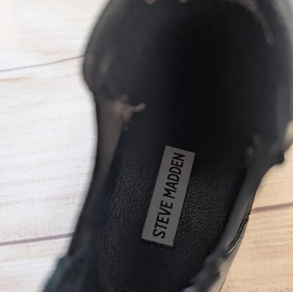 Steve Madden Y2K Black Howler Boots. Size 9.5 - Picture 6 of 12